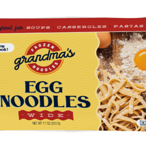 Grandma's Frozen Egg Noodles packaging